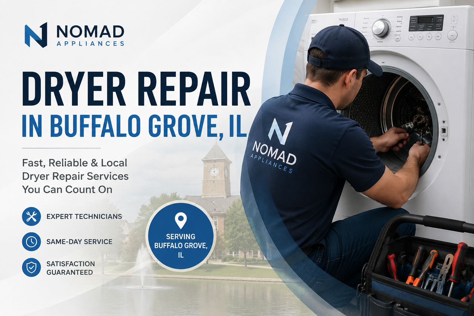 Dryer Repair in Buffalo Grove, IL: Complete Homeowner’s Guide